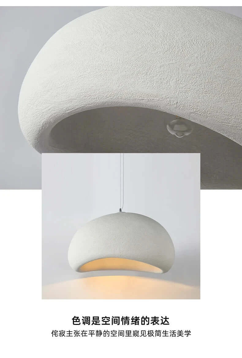 Japanese Wabi Sabi Chandelier Modern Minimalist Dining Living Room Pendant Light Bedroom Bar Designer Homestay E27 Hanghing Lamp