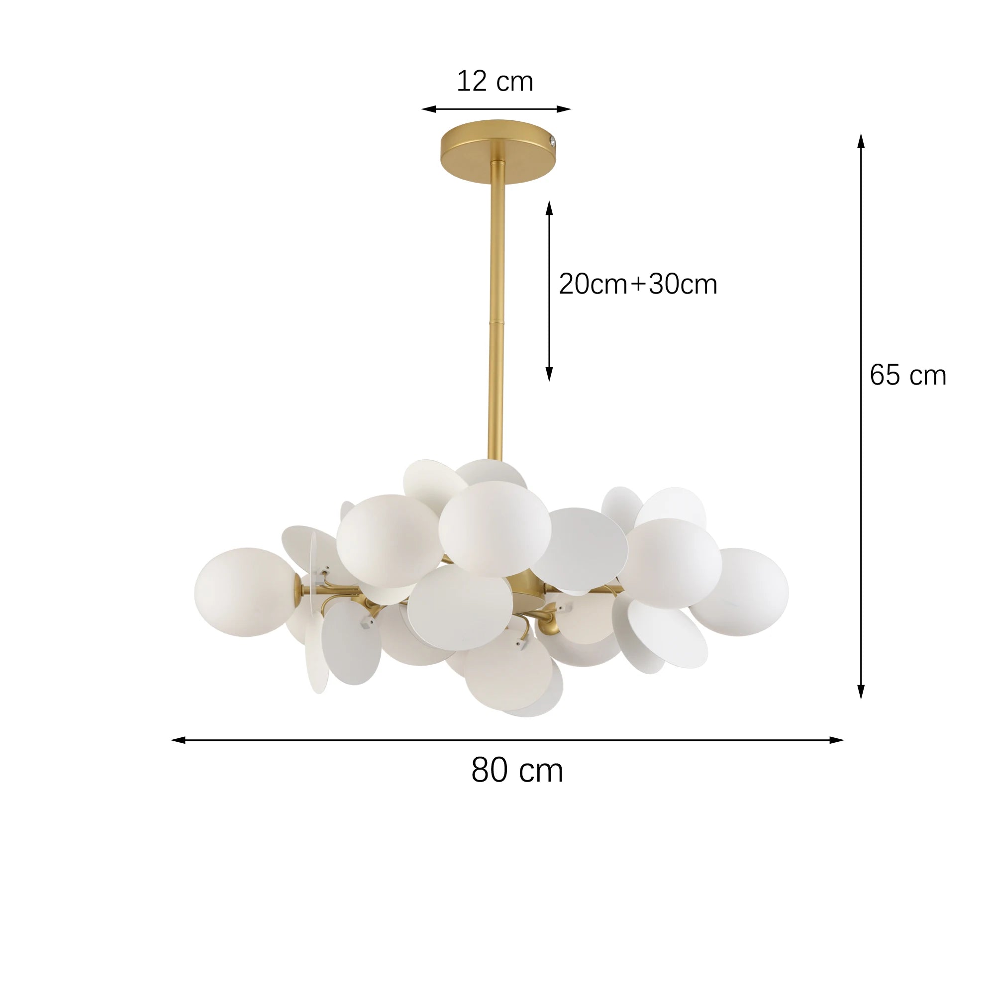 Scandinavian Style Chandelier For The Children's Room Nursery Bedroom Modern Led Chandeliers Living Room With Petals Lighting