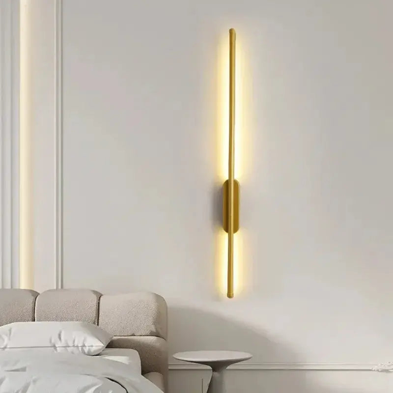 led wall light applique murale interirieur home decor apliques pared interior nachttischlampe 80/60cm living room bedroom light tableandwalllamps