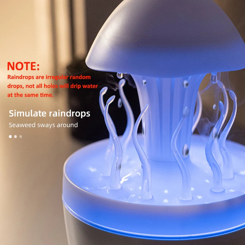 Remote Control Electric Air Humidifier Simulated Swinging Jellyfish Atmosphere Fragrance Diffuser Aroma Machine Humidifiers tableandwalllamps