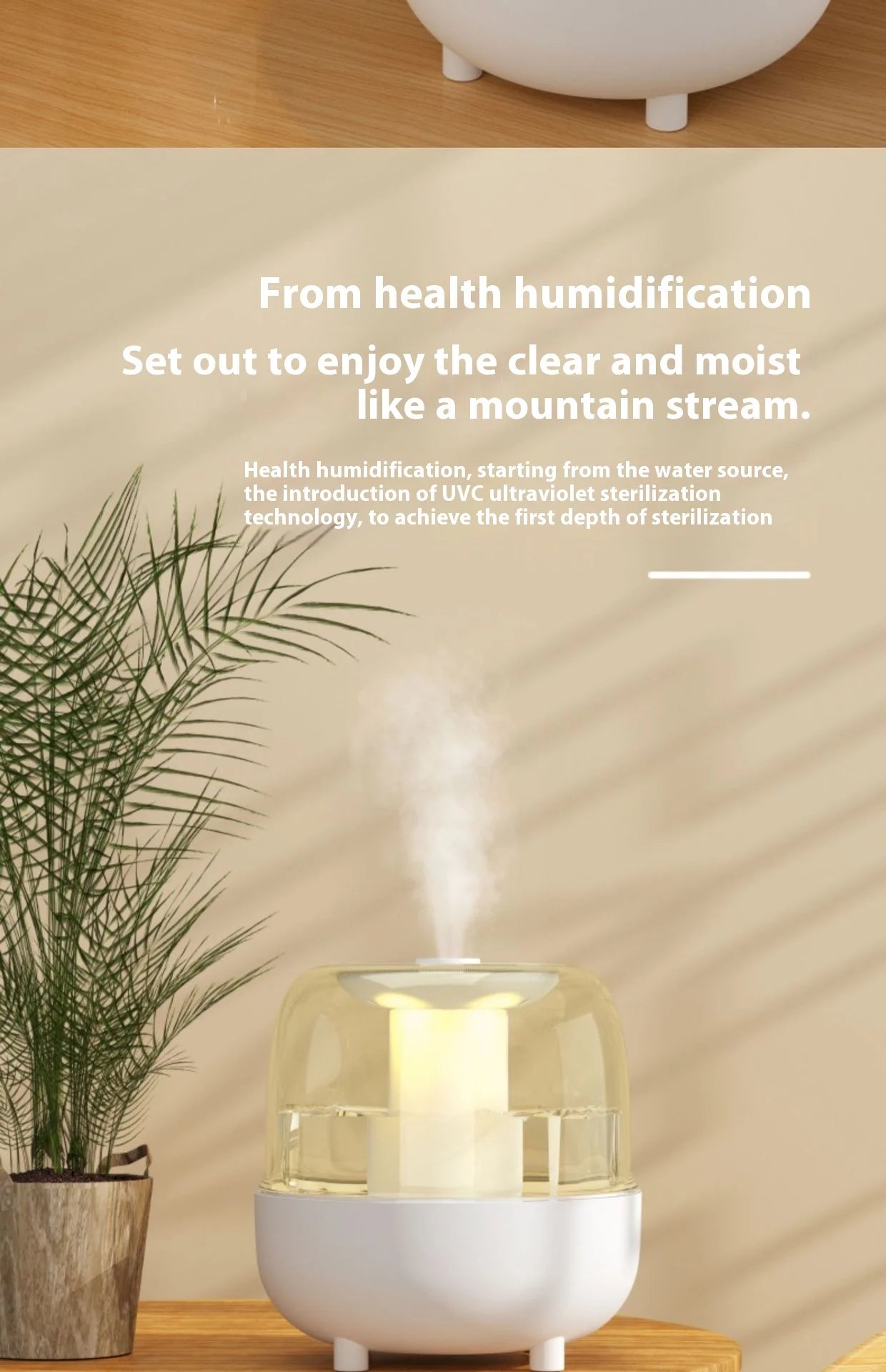 2.5L 4L Quiet Large Capacity Spray Humidifier Dual Nozzle Portable Mini Spray Humidifier Essential Oil Diffuser Air Humifier New tableandwalllamps