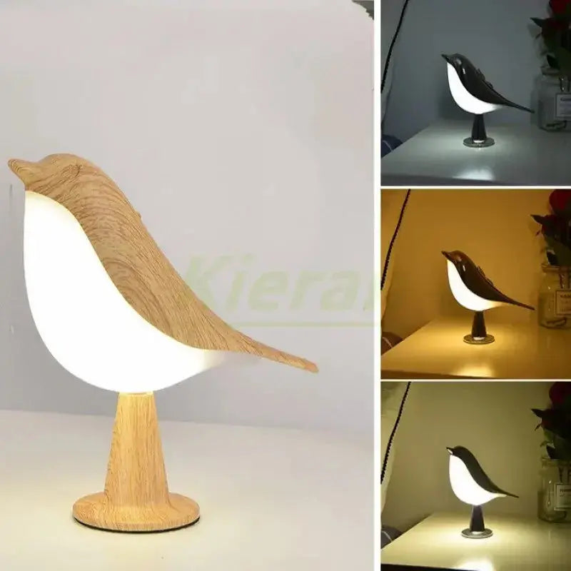 Modern Simple Magpie Led Desk Light Bedroom Study Bedside Lamp Living Room Decorate Touch Bird Floor Lamps Car Aromatherapy Lamp tableandwalllamps