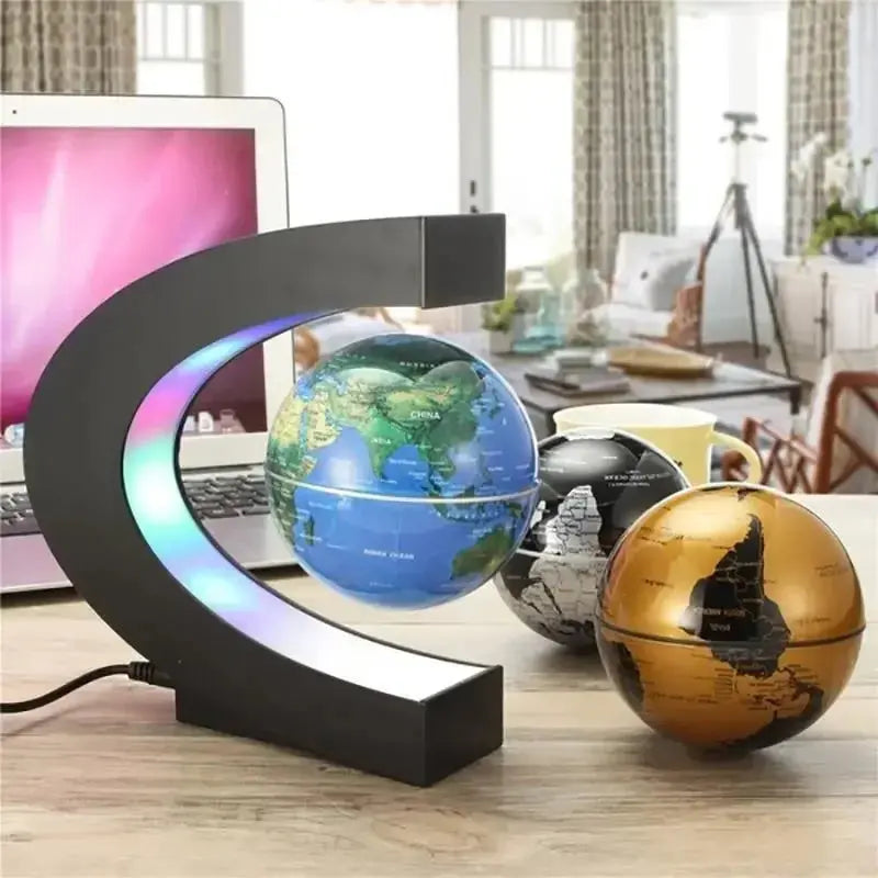 Magnetic Floating Levitation Globe LED World Map Electronic Antigravity Lamp Novelty Ball Light Home Decor Lamps Birthday Gifts tableandwalllamps