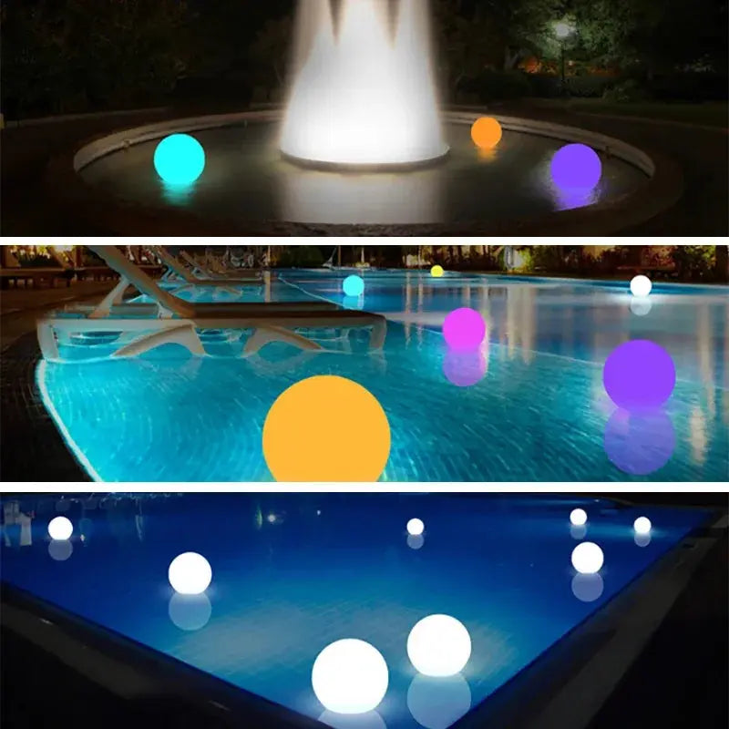 SEAN Modern Floating Ball Landscape Lamp Creative Outdoors Pool Light LED Remote Control Waterproof IP65 for Hotel Garden tableandwalllamps