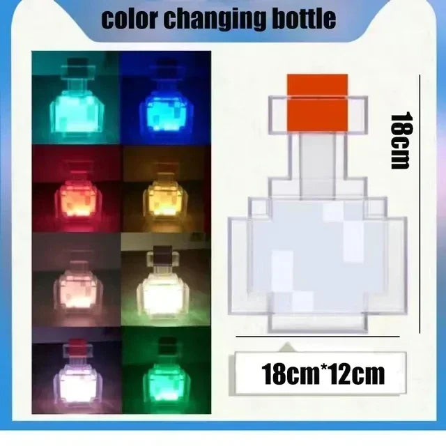 LED Lamp Potion Bottle Light USB Rechargeable Night Light Kids Xmas Gift Table Lamp Living Room Bedroom Decor tableandwalllamps