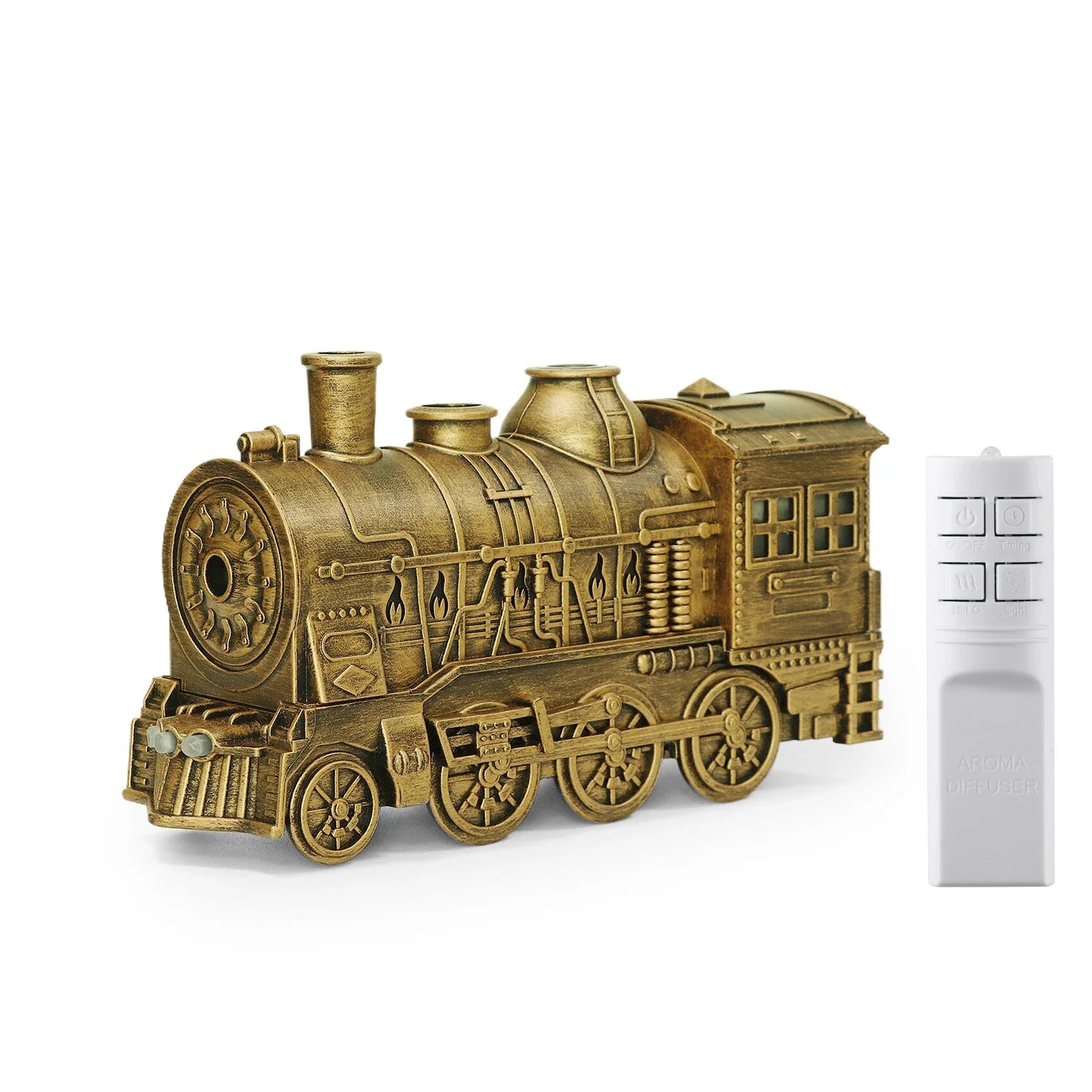 Mini Train Shape Aromatherapy Essential Oil Diffuser Ultrasonic Cool Mist Air Humidifier with LED Lamp Aroma Difusor Atomizer tableandwalllamps