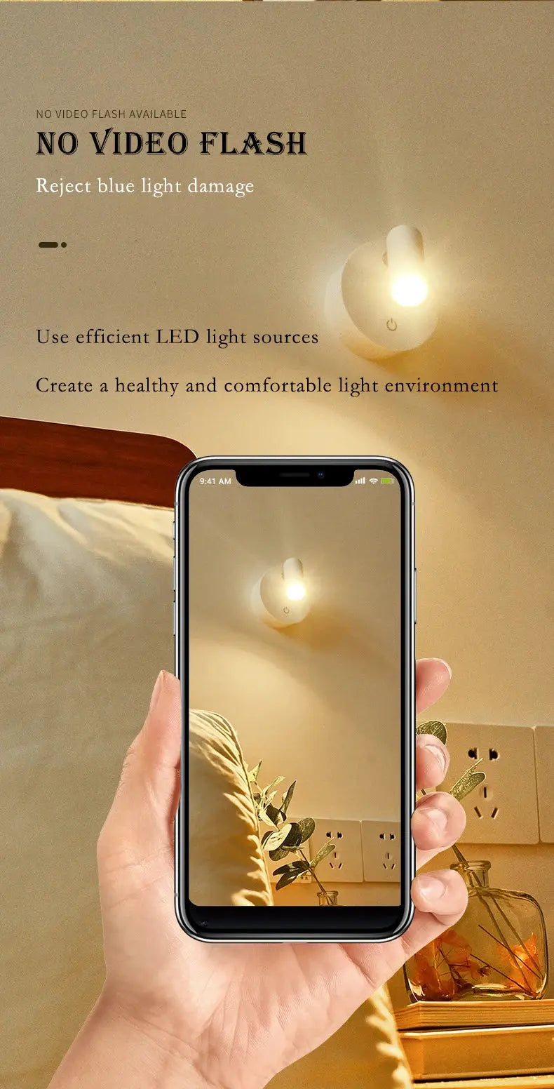 LED Wall Lamp Touch & Remote Control Rechargeable Wall Lamp Battery Powered LED Cordless Wall Sconces Light With USB Charging tableandwalllamps