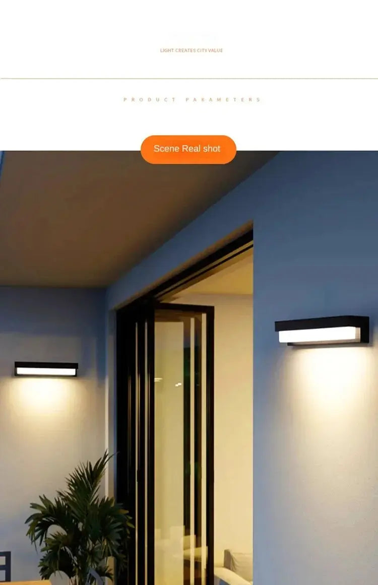 Solar LED Wall Light IP65 Waterproof Outdoor Wall Lamp with Motion Sensor Garden Balcony Decor Villa Door Number Indoor Lighting tableandwalllamps