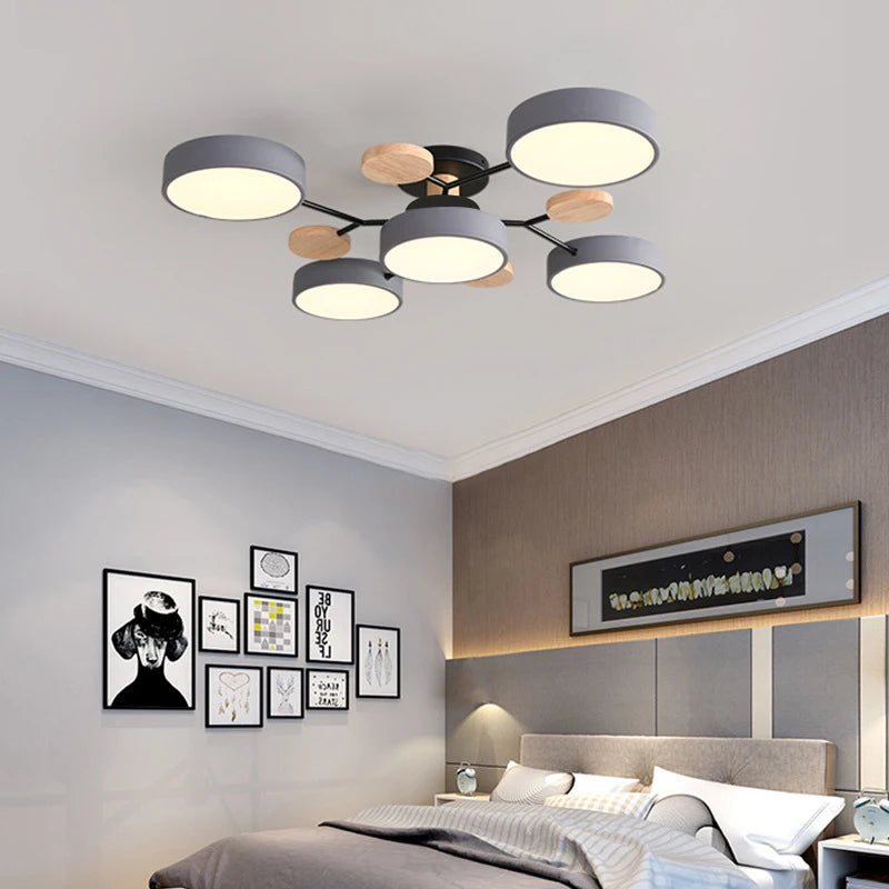 Modern living room bedroom villa LED ceiling lamps restaurant lighting hotel apartment ceiling chandelier lights factory sales