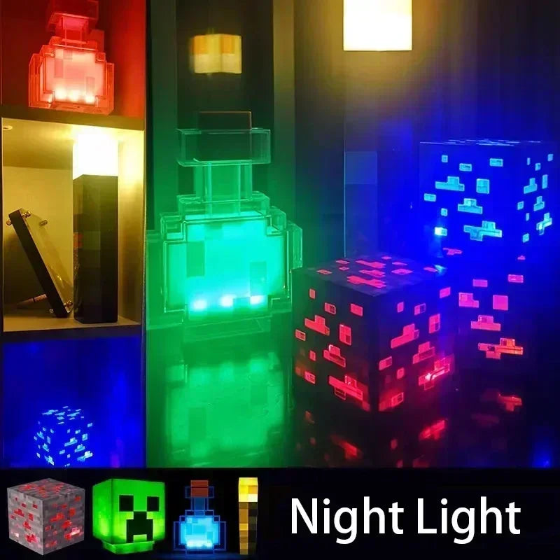 LED Lamp Potion Bottle Light USB Rechargeable Night Light Kids Xmas Gift Table Lamp Living Room Bedroom Decor tableandwalllamps