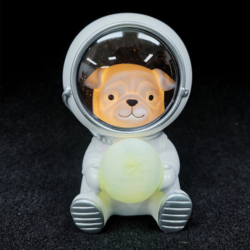 Night Lamp New Usb Charging Led Lamp Nursery Moon Animal Astronaut Cat Dog Table Decoration Baby Childrens Toy Birthday Gift tableandwalllamps