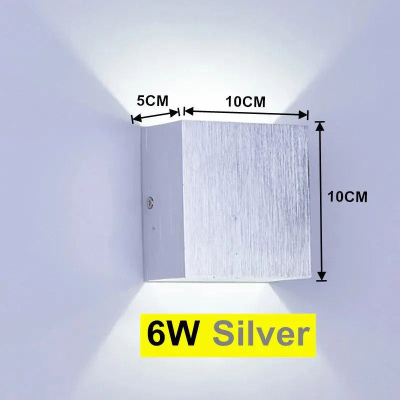 Indoor Wall Lamp Living Room Bedside Stair Light Aluminium Waterproof IP65 Balcony Sconce LED Wall Light Porch Lamp for Deco tableandwalllamps