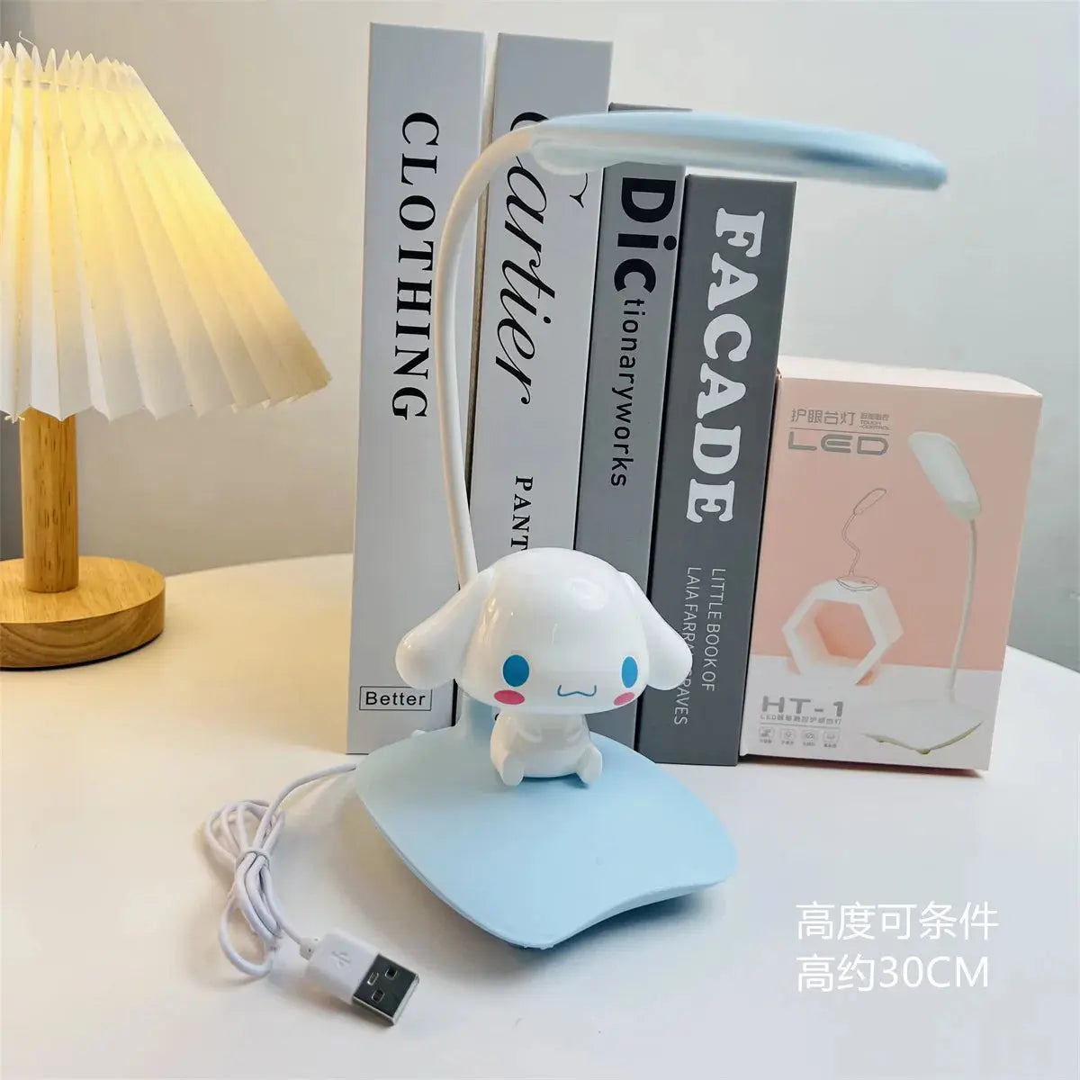 Sanrio Hellokitty Usb Night Light My Melody Kawaii Cartoon Bedroom Table Lamp Learning Eye Protection Lamp Ornament Cute Gift tableandwalllamps