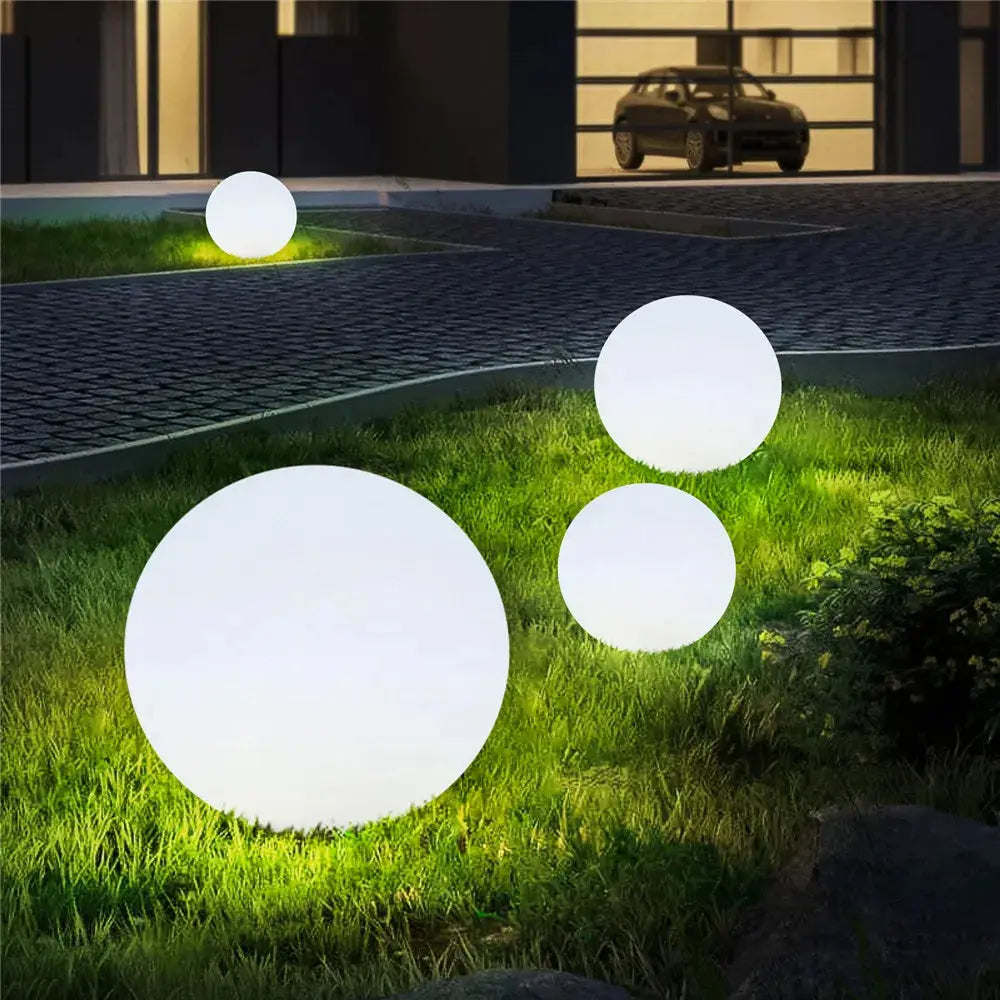 Waterproof LED Garden Ball Light Rechargeable Landscape Lighting Lawn Lamps for Outdoor Party Wedding Bar Garden tableandwalllamps