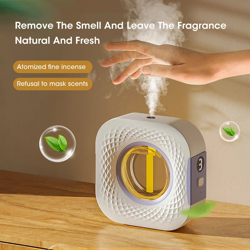 Automatic Fragrance Humidifier Machine Digital Display Hotel Spray Toilet Deodorization Household Perfume Machine Air Diffuser tableandwalllamps