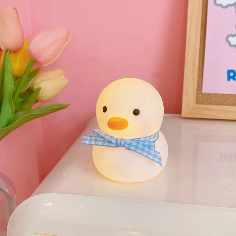 Cute Night Light Silicone Animal Duck LED Night Lamp For Baby Children Kid Bedroom Decorative Lighting Wholesale dropshipping tableandwalllamps