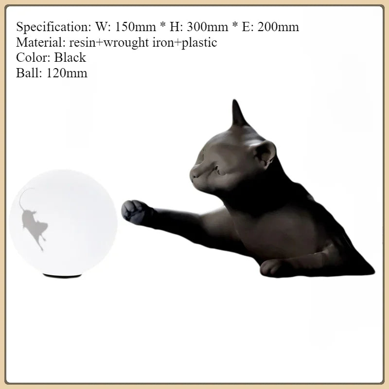 Nordic Designer Cat Mouse Animal Wall Lamp Glass Lampshade LED Lights Living Room Sofa Bedroom Decoration Home Lighting Fixtures tableandwalllamps