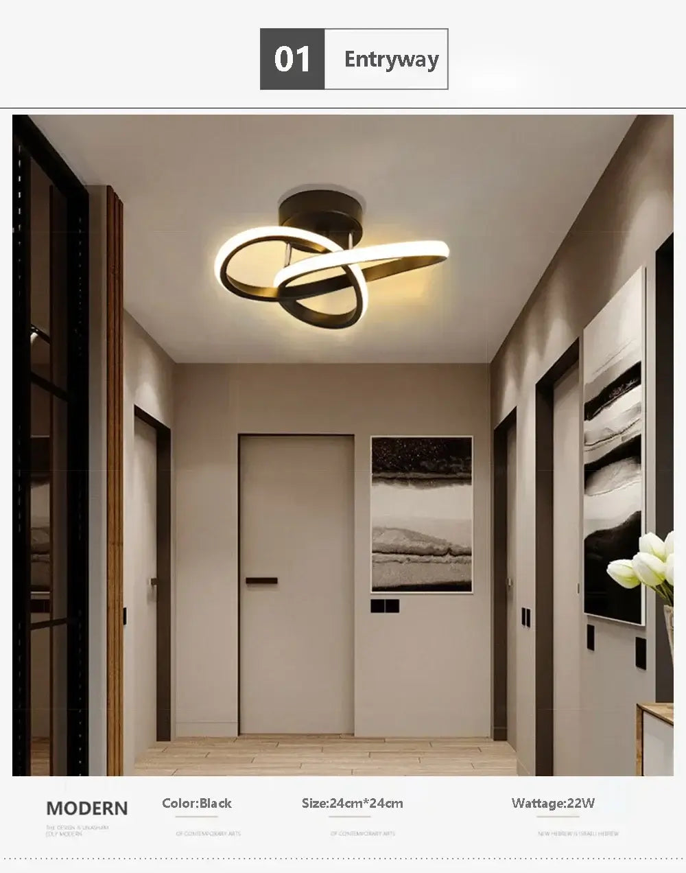 Modern LED Ceiling Light led Lamps Aisle Stair Corridor Balcony Cloakroom Entrance Hotel Hallway Home Decor Led Lighting Lustre