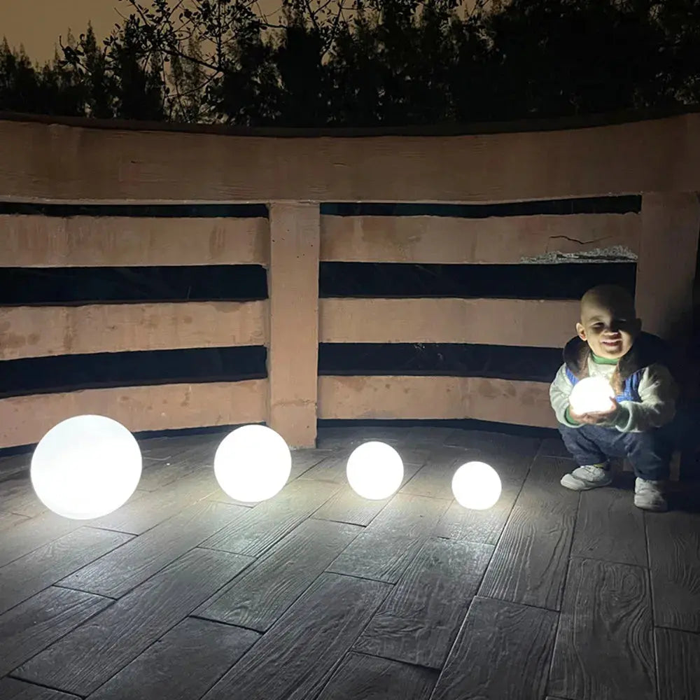 Rechargeable LED Glowing Ball Light for Kid Adult, RGB Color Changing Globe Night Light with Remote,Great for Garden Party Decor tableandwalllamps