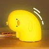 Funny Duck Rechargeable LED Night Light Silicone Lamp Bedside Cartoon Cute Children Nightlights for Home Room Decor Birthday Gif tableandwalllamps