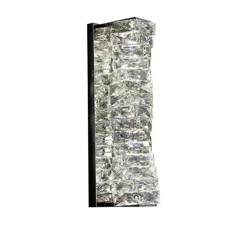 AIGESI Luxury Art Bedroom Crystal LED Bed Wall Lamp High-End Living Room Background Wall Lamp Personality Creative Aisle Light tableandwalllamps