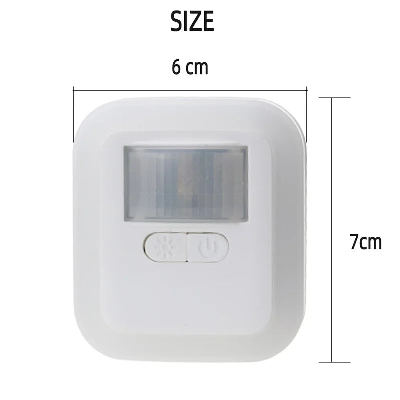 Led smart Night Light Motion Sound Sensor Night Light  brightness adjustment night light Bedroom Lamp Staircase Decorative Lamps tableandwalllamps