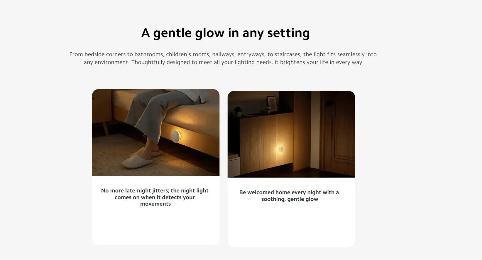 New Xiaomi Mi Home Night Light 3 Adjustable Brightness Infrared Intelligent Human Light Sensor Magnetic Base Bedroom Night Light tableandwalllamps