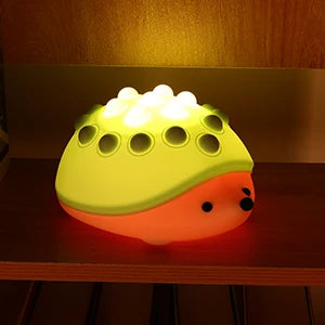 Office Decompression Toy Night Light Cute Hedgehog Colorful Eye Protection Baby Bedroom Nursing Lamp Creative Gift Child Friend tableandwalllamps