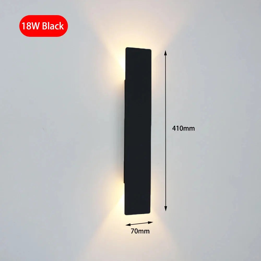 Modern Simple 6W LED Indoor Wall Lamp Bedroom Living Room Home Lighting Aisle Corridor Decoration Aluminum Wall Light AC85-265V tableandwalllamps