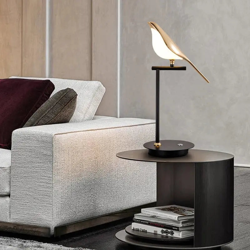 Modern LED table lamp Magpie bird model Reading lamp indoor lighting bedroom bedside living room for home decor desk lights tableandwalllamps