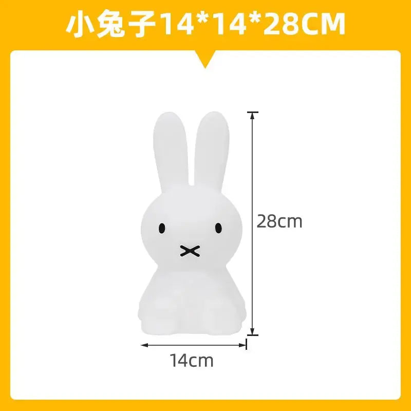 Hot Creative Rabbit Bears Bedroom Bedhead Nightlight Ins Rechargeable Table Lamp Bedroom Children Bedside Lamp Christmas Gifts tableandwalllamps