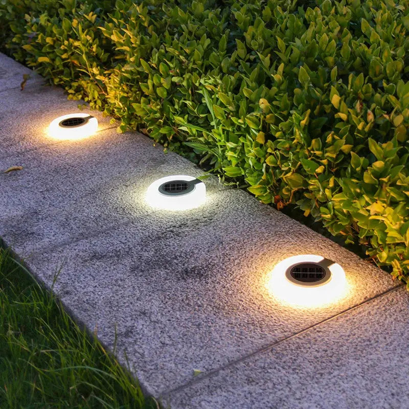 4Pack Solar Outdoor Lights,Waterproof LED Atmosphere Light,Warm white wall lamp,for Garden Fence Buried Lawn Porch Walkway Decor tableandwalllamps