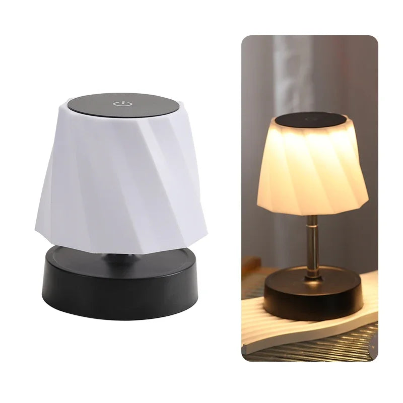 LED Rechargeable Table Lamp Wireless Touch Desktop Bedside Mood Night Light for Bedroom Study Office Bar Outdoor Club Cafe Decor tableandwalllamps