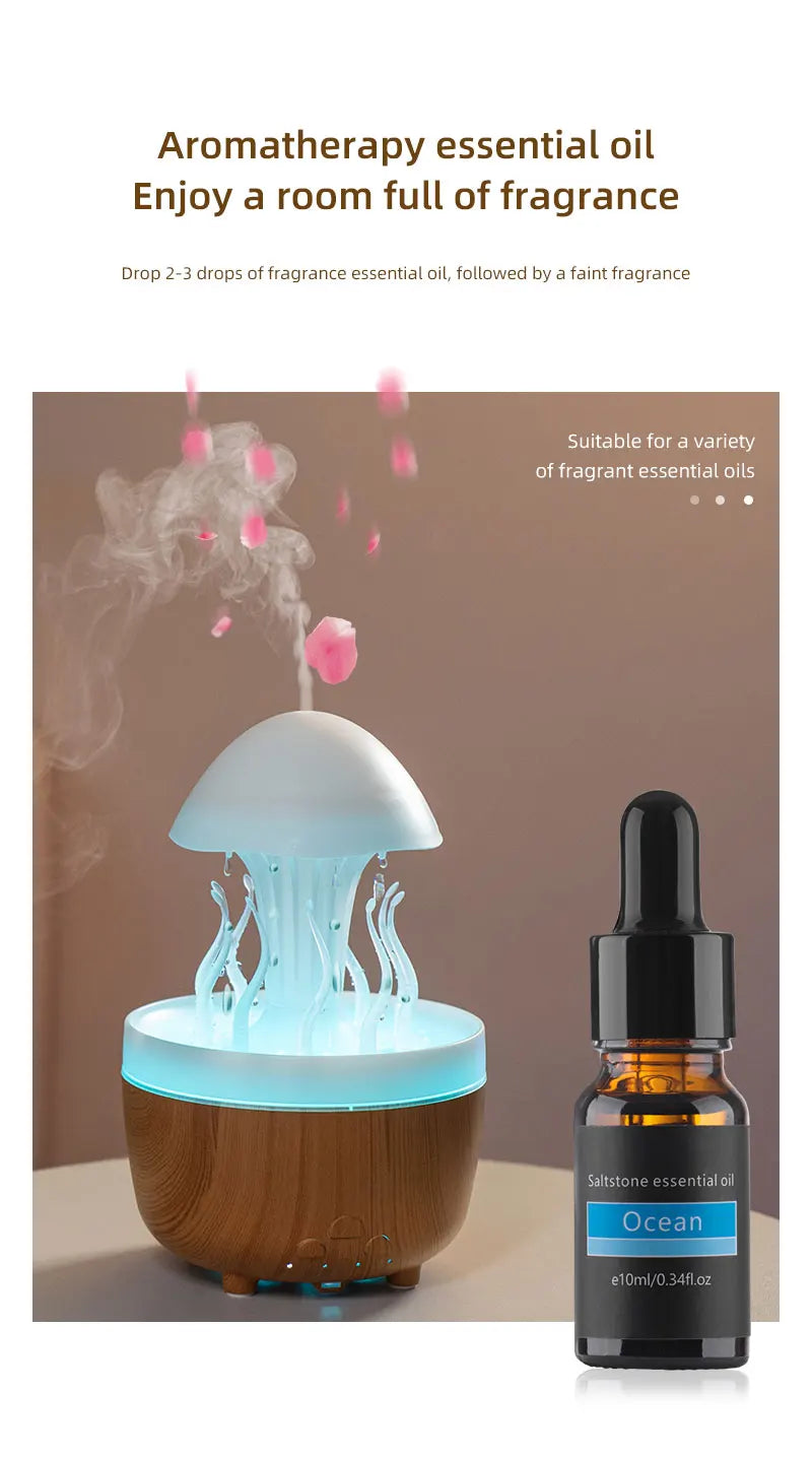 Remote Control Electric Air Humidifier Simulated Swinging Jellyfish Atmosphere Fragrance Diffuser Aroma Machine Humidifiers tableandwalllamps