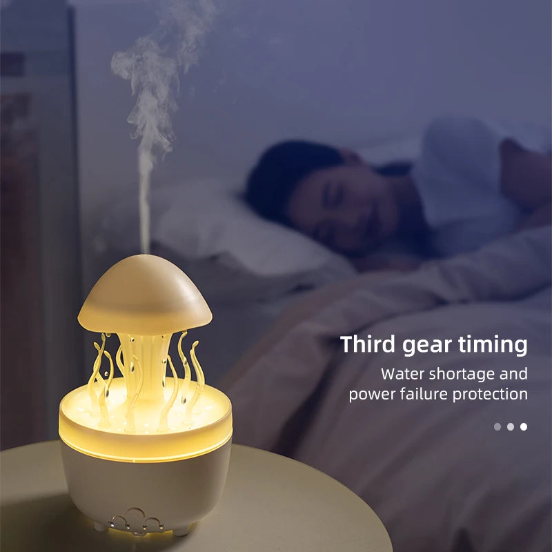 Remote Control Electric Air Humidifier Simulated Swinging Jellyfish Atmosphere Fragrance Diffuser Aroma Machine Humidifiers tableandwalllamps