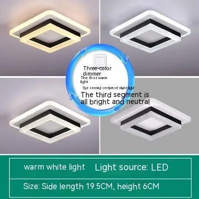 Simple LED Corridor Aisle Hallway Living Room Entrance Balcony Ceiling Light tableandwalllamps