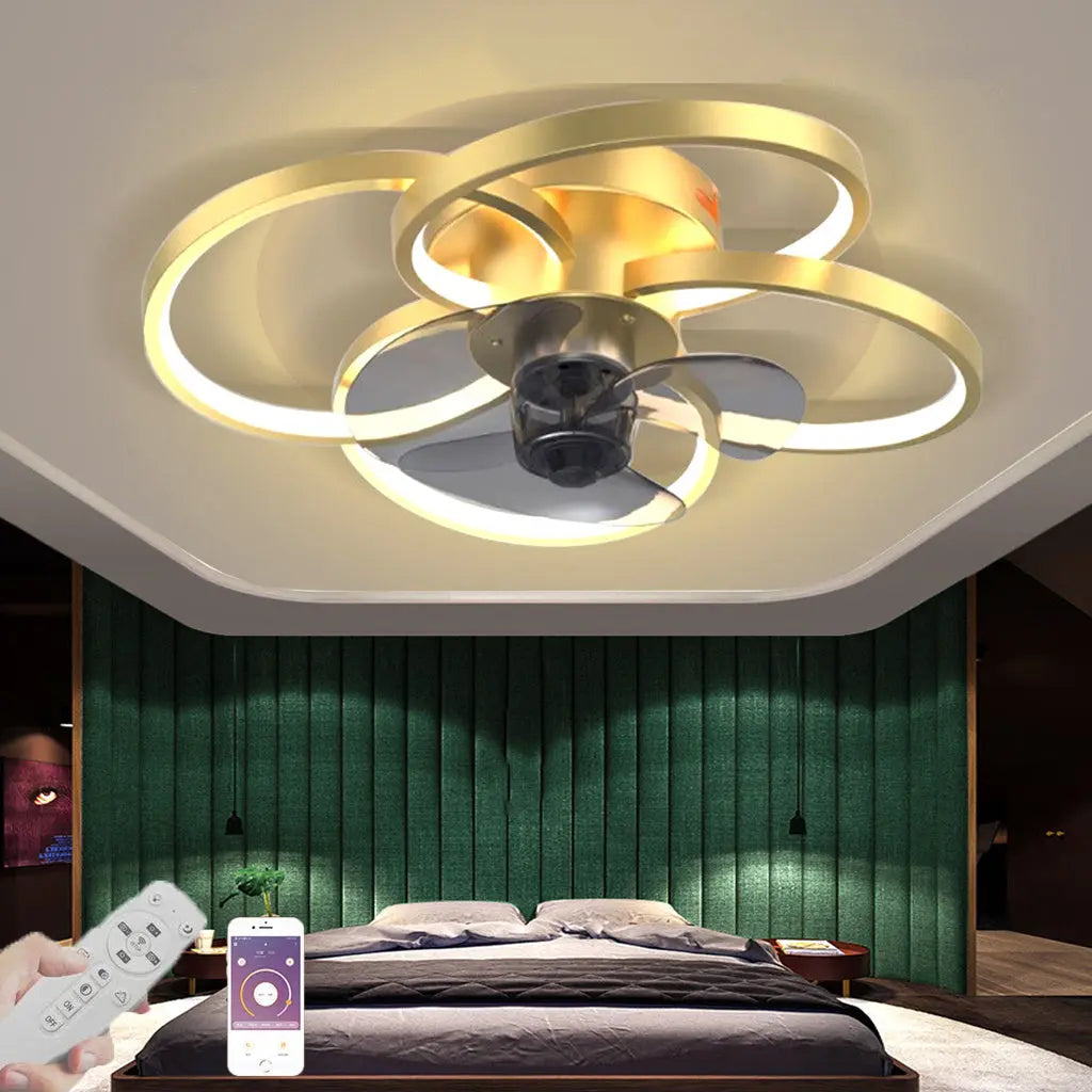 Round Atmospheric Bedroom Ceiling Lamp tableandwalllamps