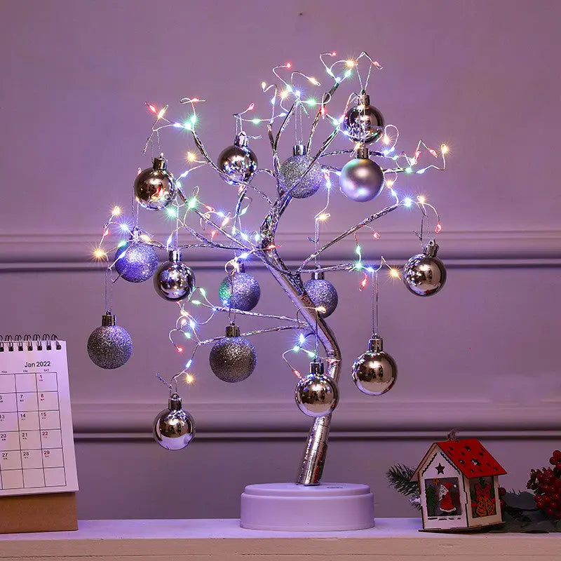 Desktop Light Tree Christmas New Year New Year Decoration tableandwalllamps