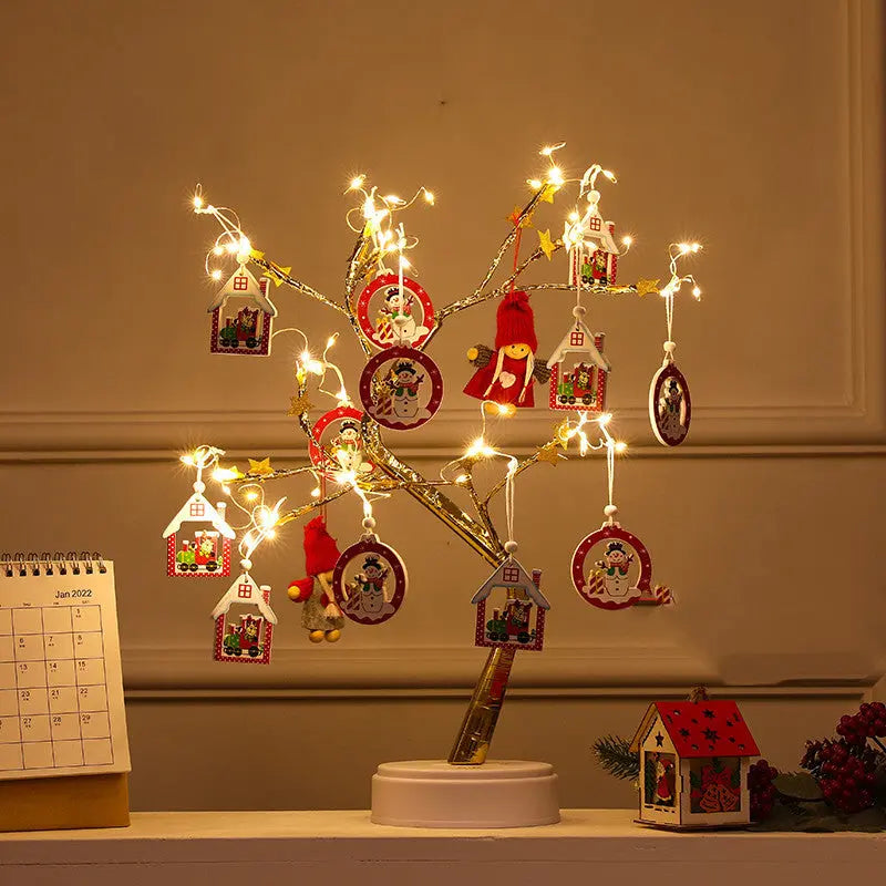 Desktop Light Tree Christmas New Year New Year Decoration tableandwalllamps